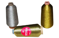 Natvarlal Morarji Jariwala: Metallic Yarns (Jari Kasab) - Z Type  Gold & Silver